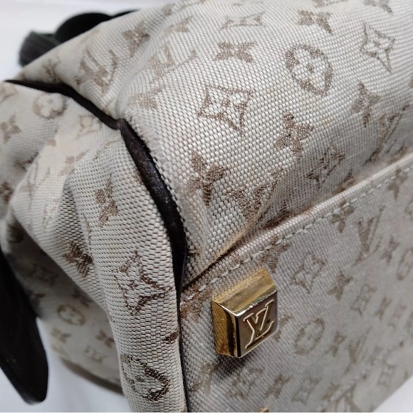 LOUIS VUITTON Louis Vuitton Monogram Mini Josephine PM Handbag Boston Canvas ... - Picture 6 of 9